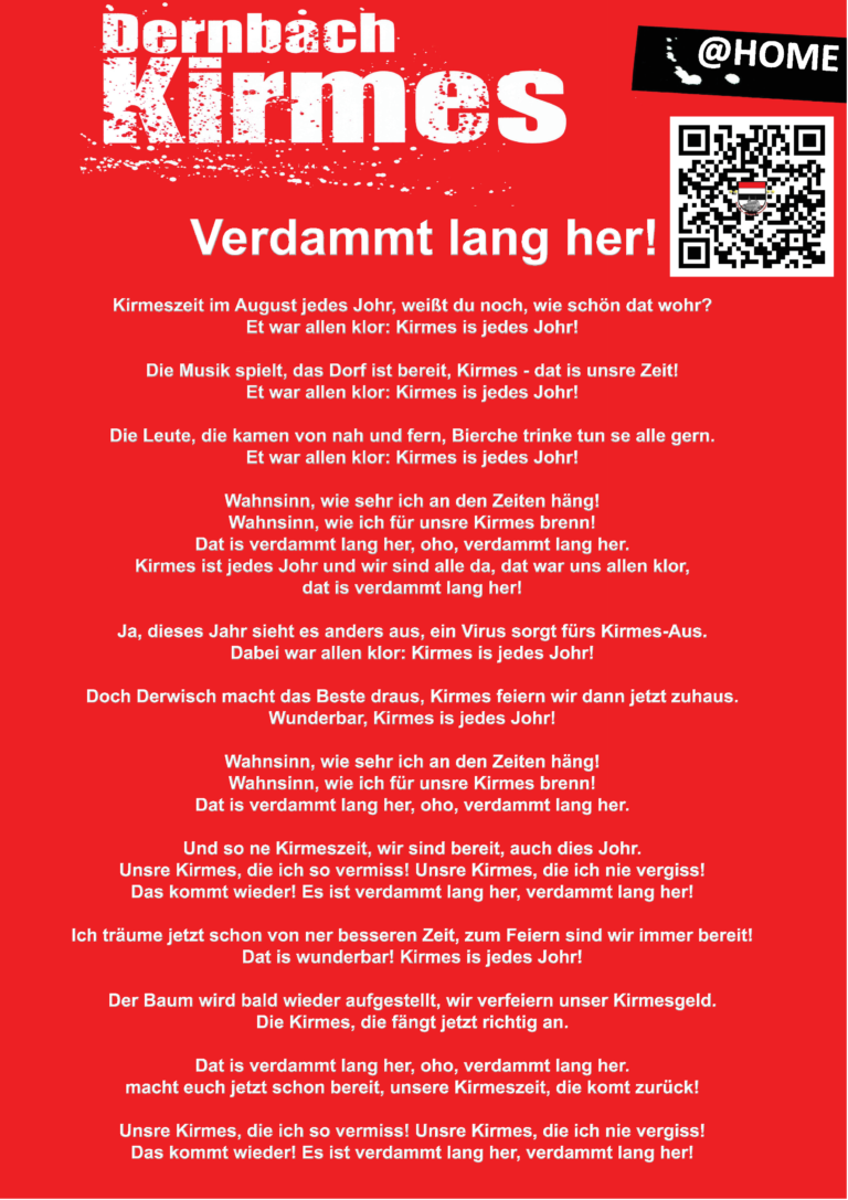 Kirmes Dernbach Verdammt lang her! Kirmes Dernbach